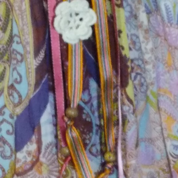 Linea Tesini Dress Bohemian inspired print - Picture 3 of 9